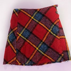 Urban Outfitters Plaid Mini Skirt